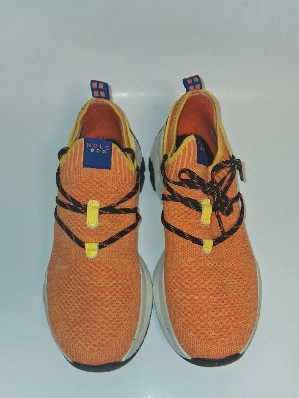 HOLO Women's Marverick 2.0 Slip-On Athletic Shoe in Orange and Yellow